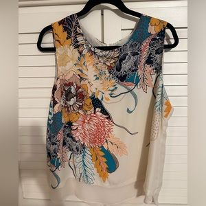 Beautiful blouse with multicolor design!!